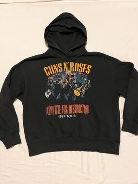 H&M Guns N' Roses Appetite For Destruction Hoodie Medium